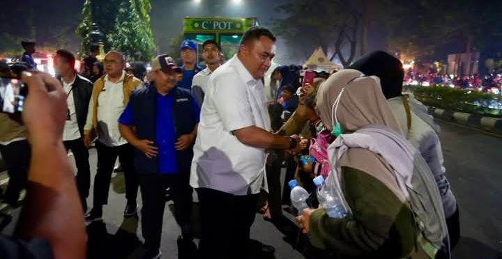 Pastikan Malam Tahun Baru Kondusif, Bupati Bogor Bersam Forkopimda Tinjau Pos Pengamanan dan Car Free Night Malam Tahun Baru 2026 